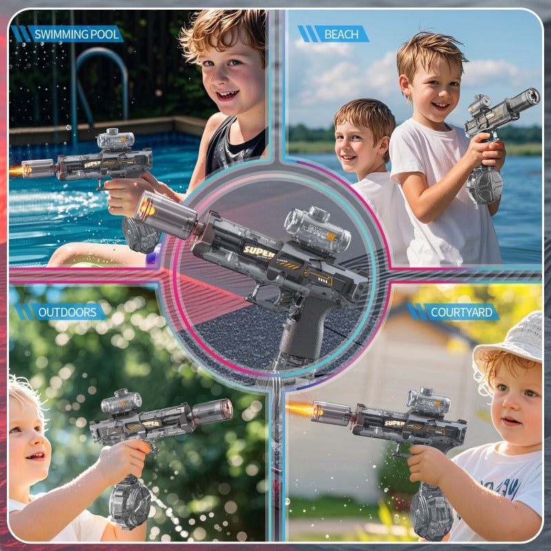 Pistola LED - Niños jugando en verano