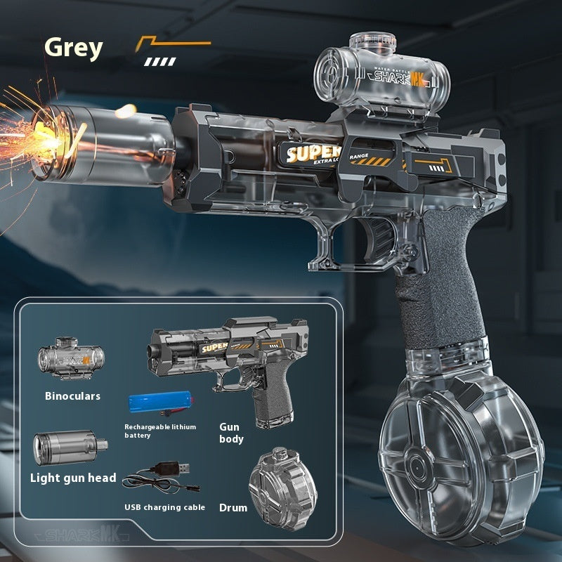 Pistola LED Gris con accesorios